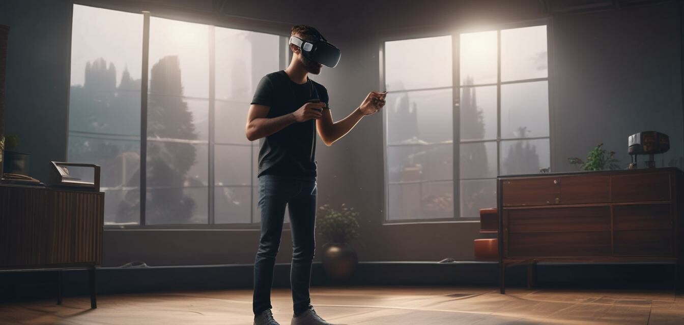 Gaming with VR Headset