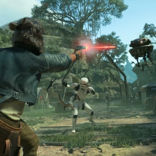 Pilot your ship and engage in thrilling dogfights with the Empire and other foes in the Star Wars Outlaws game.