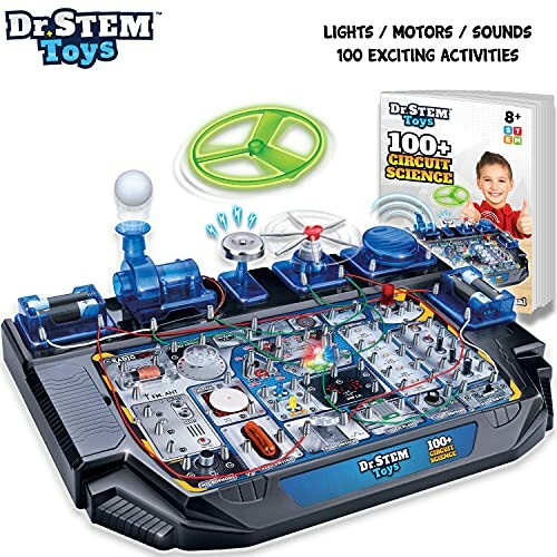 Dr. STEM Toys 100+ Circuit Science Kit with lights, motors, and sounds.