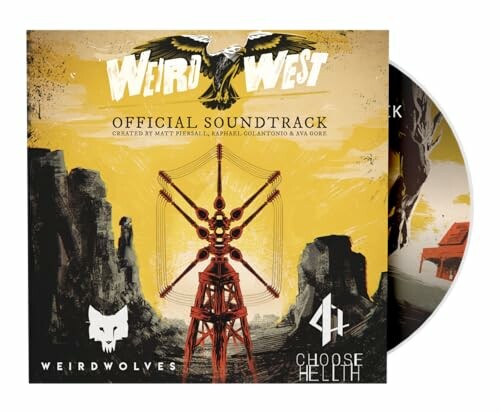 Weird West official soundtrack cover with CD