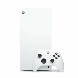 Xbox Series S console with controller