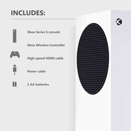 Xbox Series S console package contents list